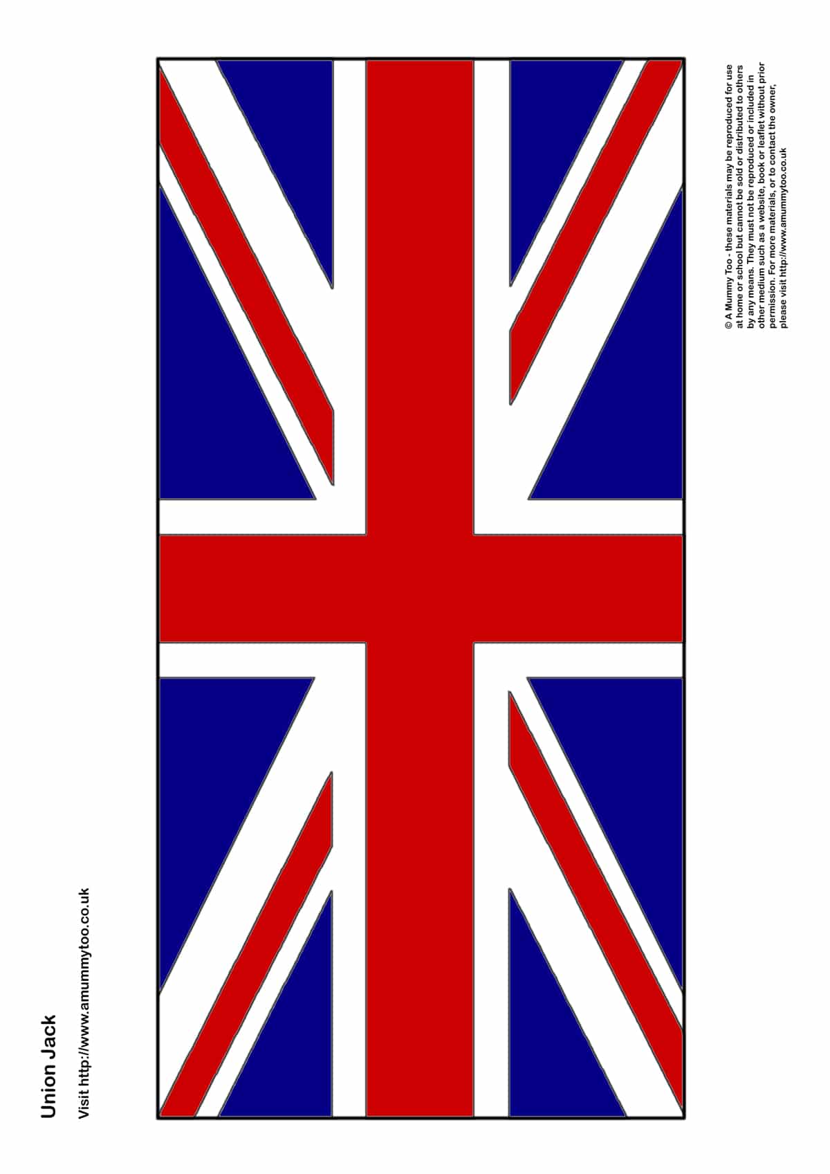 Union jack louring in template