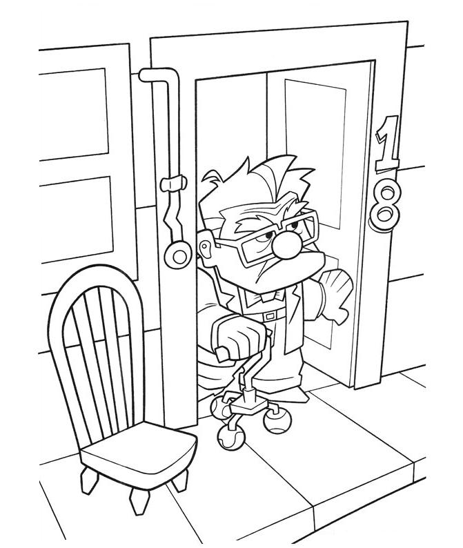 Up coloring pages