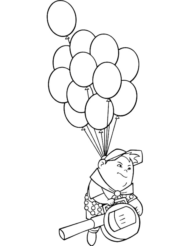 Coloring pages printable balloon coloring page