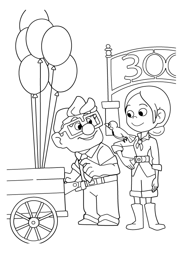 Up coloring pages printable for free download