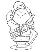 Up coloring pages free coloring pages