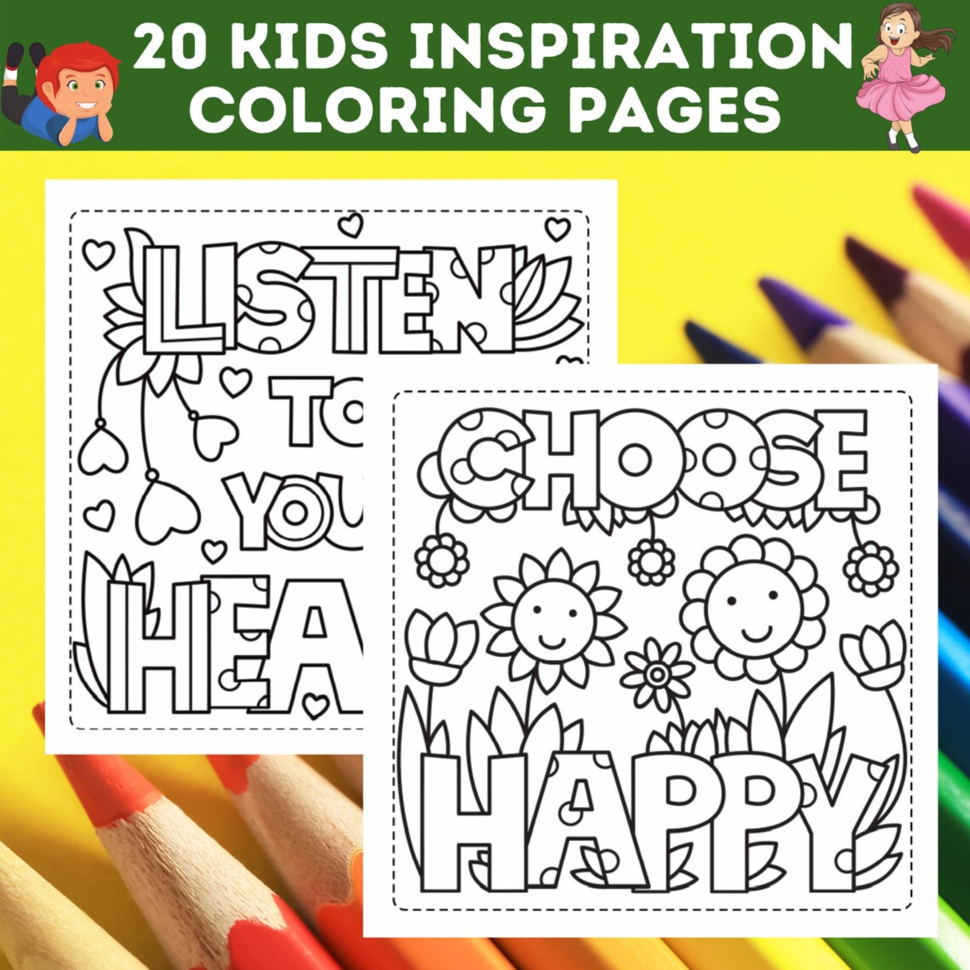 Kids inspiration coloring pages kids motivation inspiration printable inspirational quotes for made by teachers