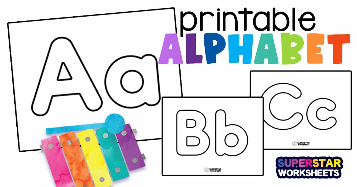 Printable alphabet letter templates