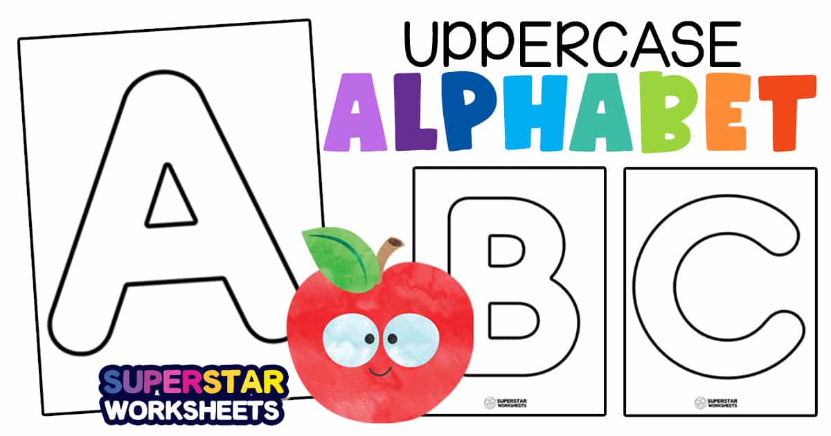 Printable alphabet uppercase letters