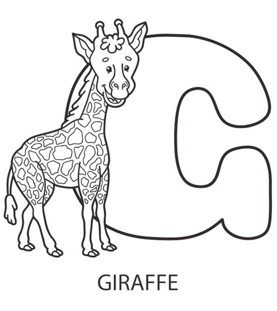 Alphabet coloring pages your toddler will love