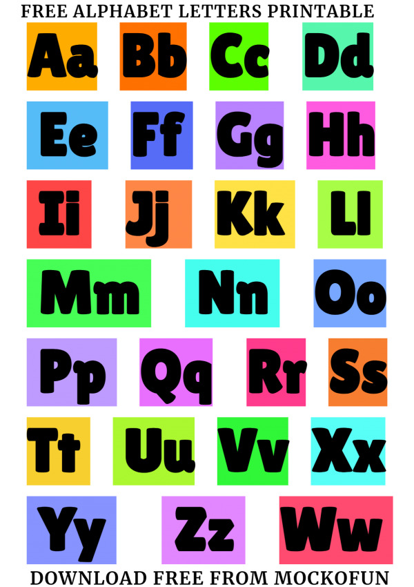 Âï free alphabet letters printable