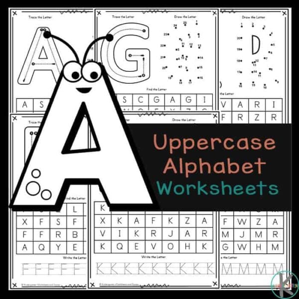 Free uppercase alphabet printables