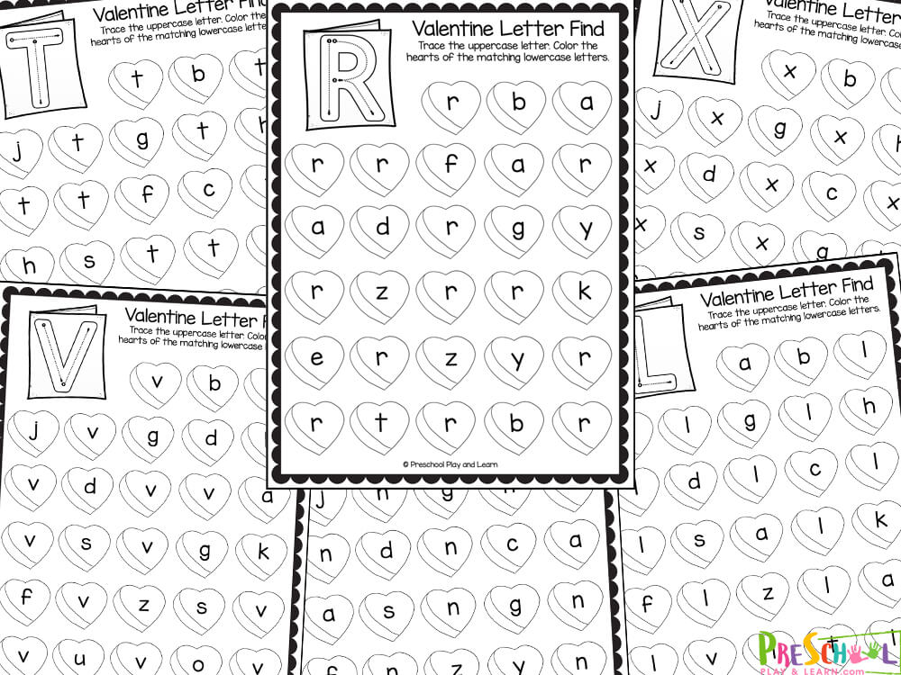 Ð free printable valentines day letter find worksheets