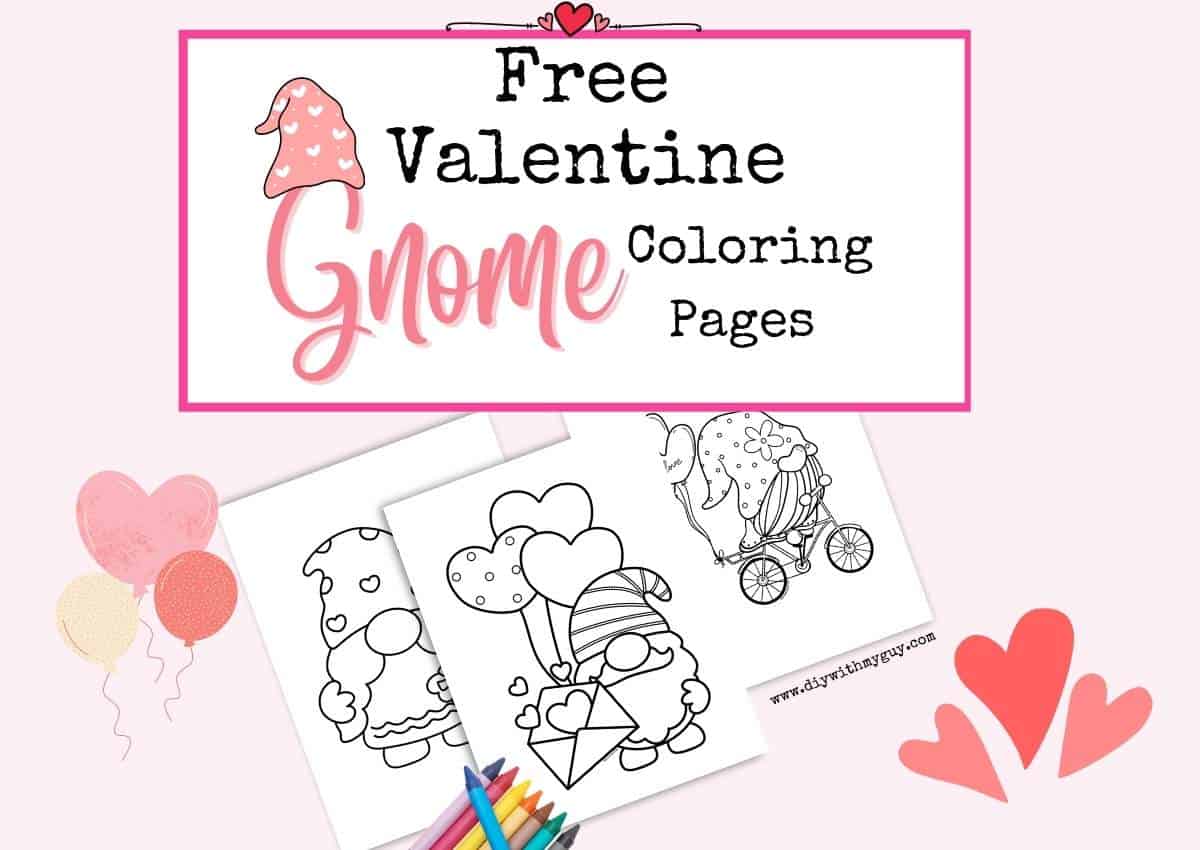 Free valentine coloring pages