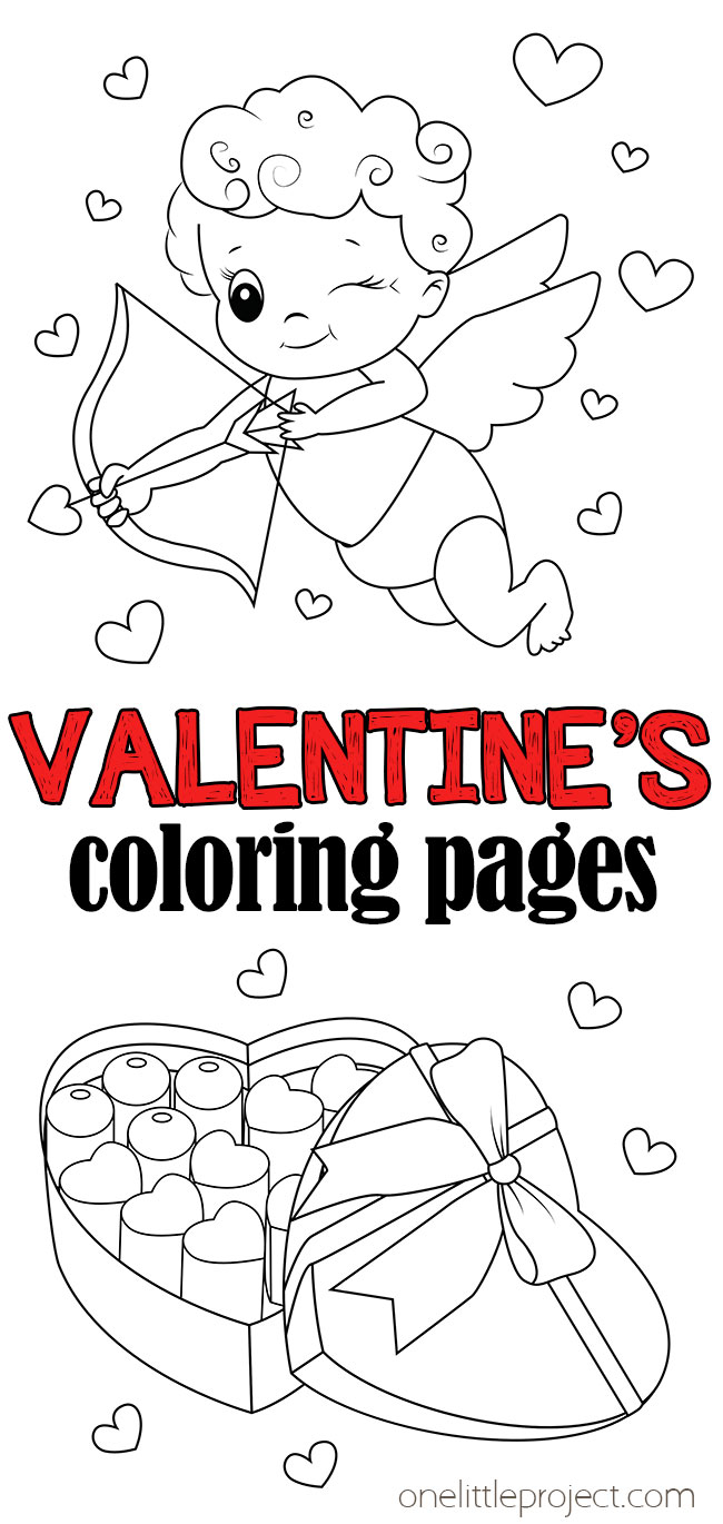 Valentines day coloring pages free printable valentines coloring sheets