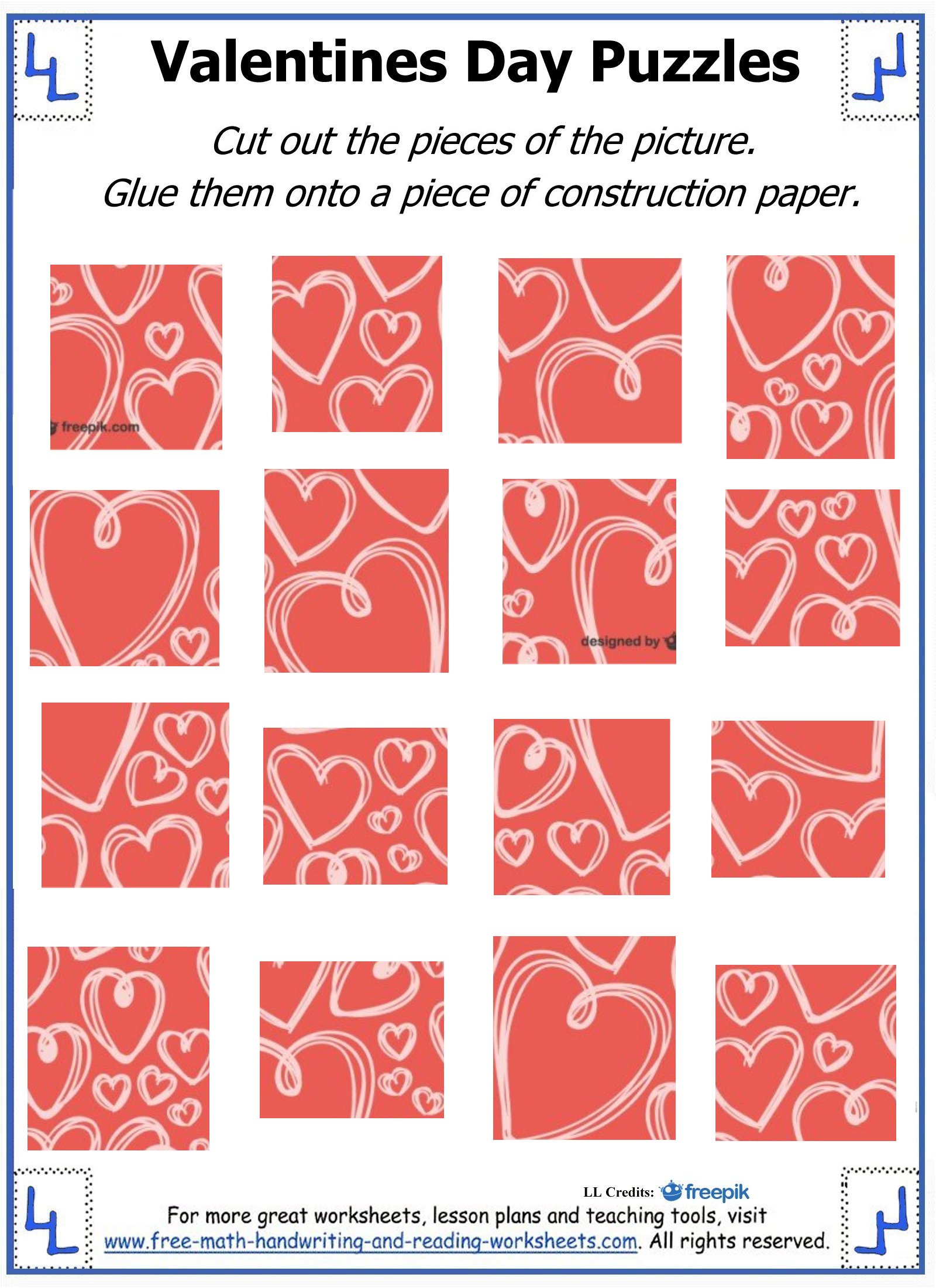 Valentine day puzzles