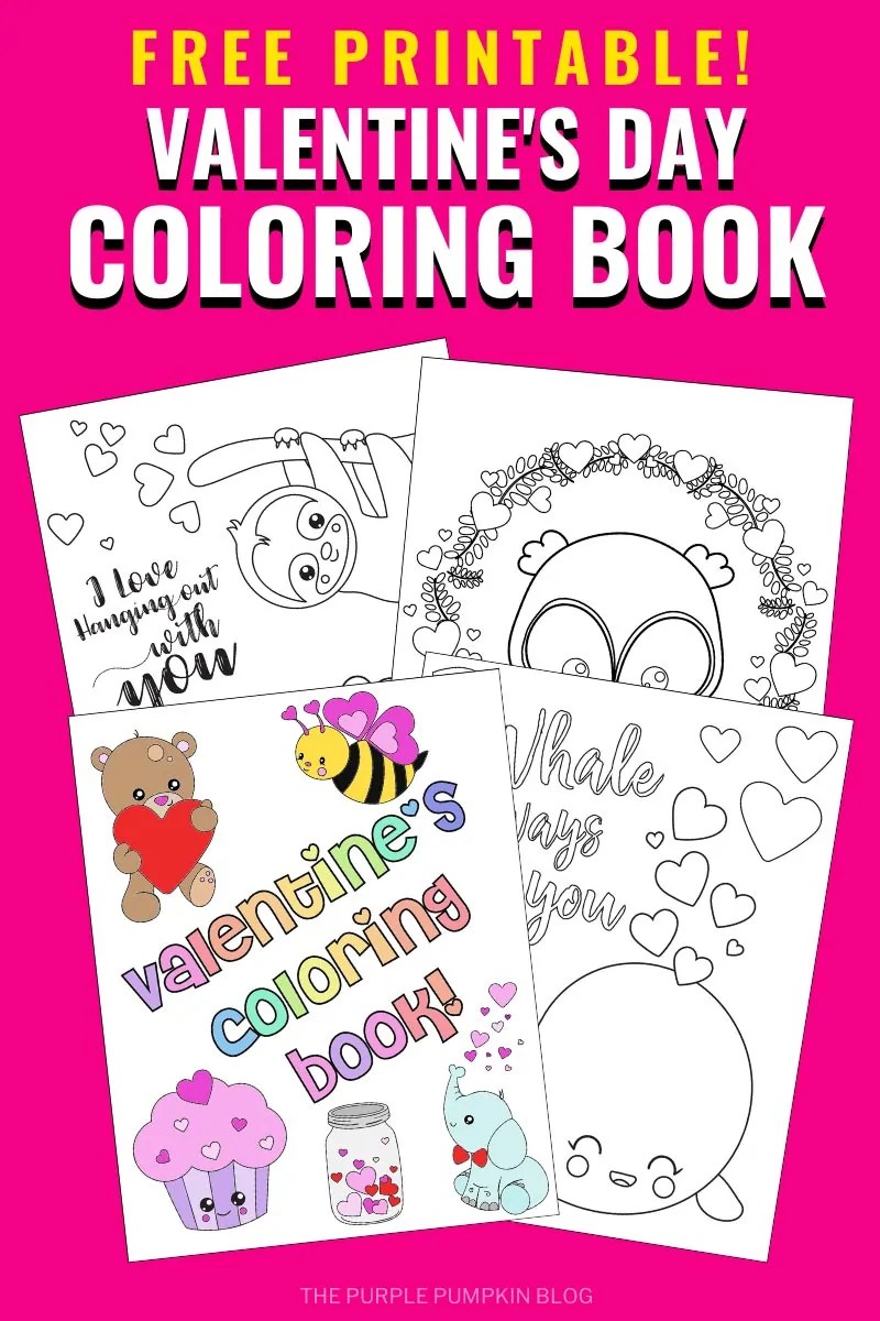 Valentines day loring book free printable valentines loring pages