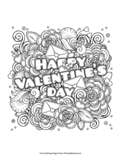 Valentines day coloring pages â free printable pdf from