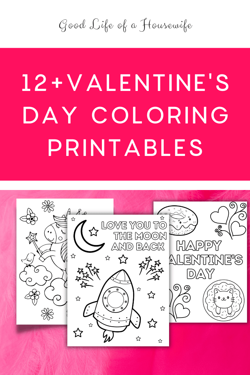 Printable valentines coloring pages