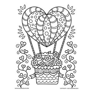 Beautiful valentines day coloring pages â feel the love