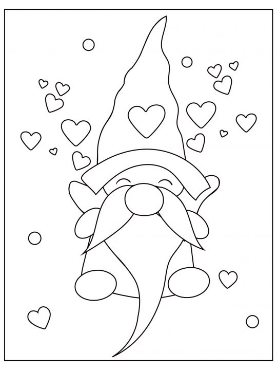 Free valentines day coloring pages pdf for instant download