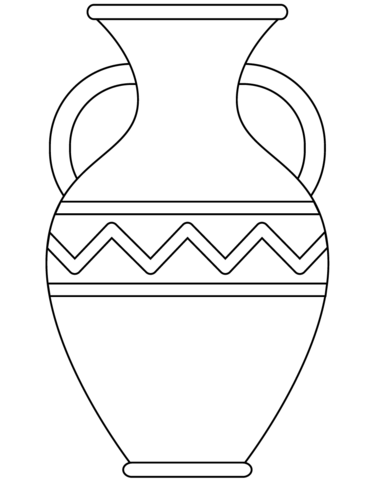 Vase coloring page free printable coloring pages