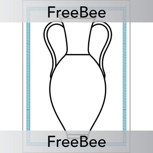 Free greek vase template by