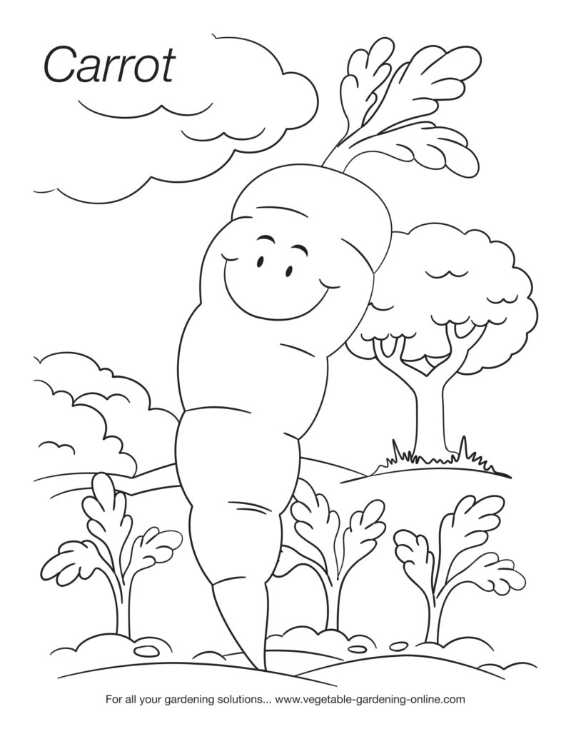 Preschool garden vegetable printables