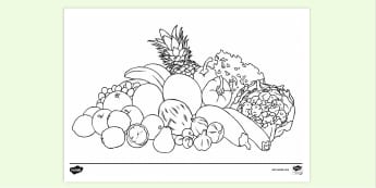 Free printable vegetable louring pages resources