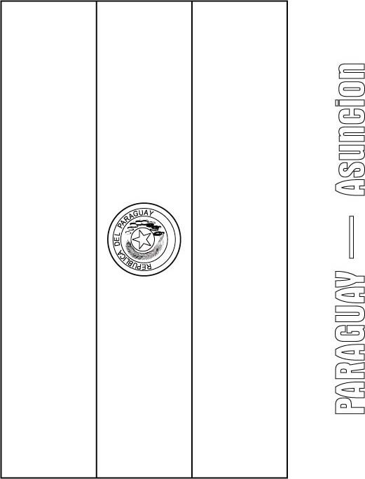 Paraguay flag coloring page download free paraguay flag coloring page for kids best coloring pages