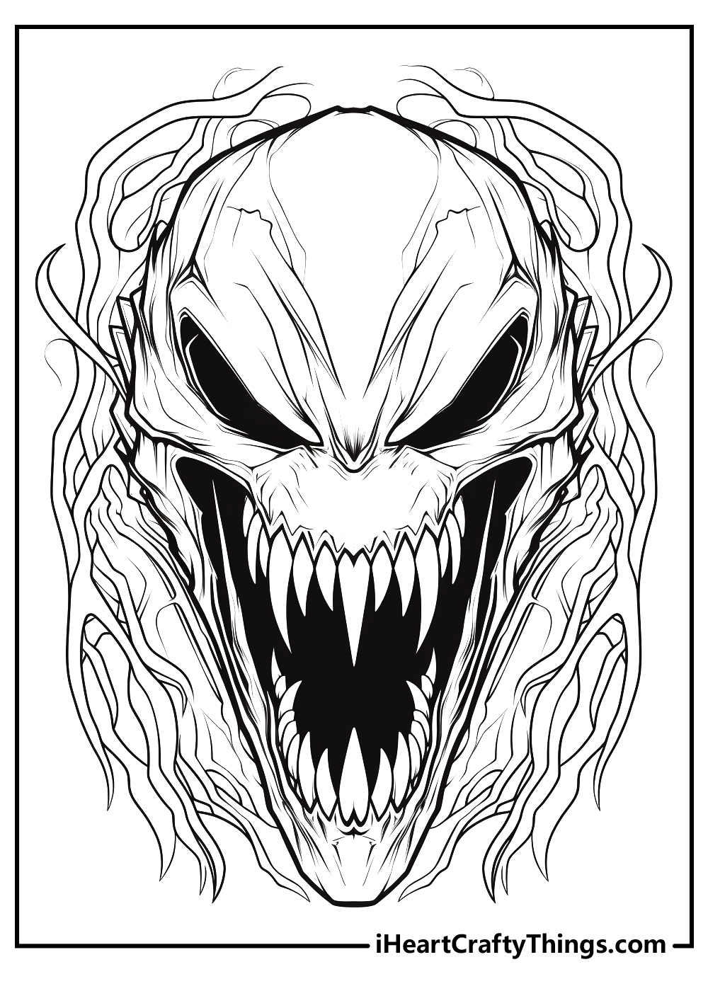 Printable venom coloring pages updated