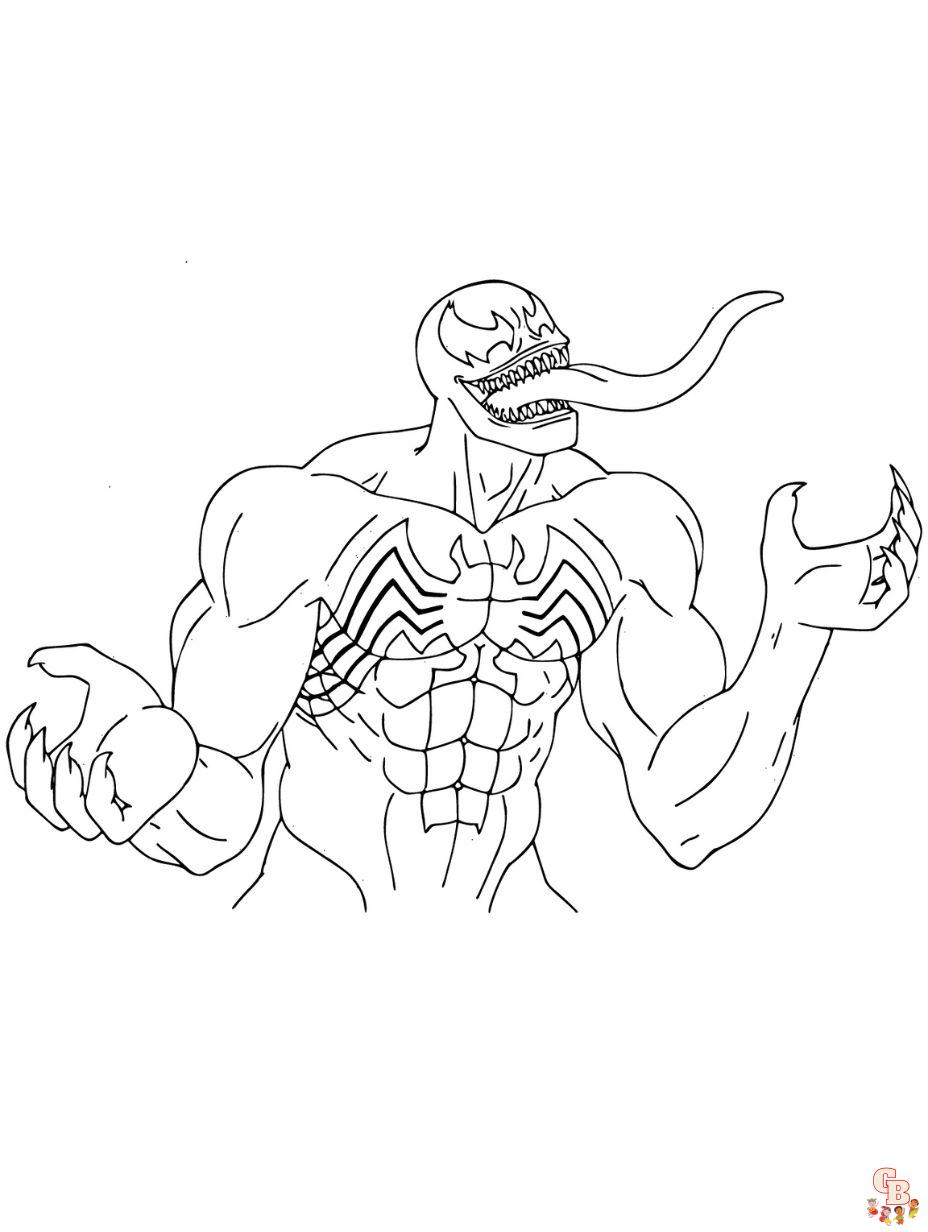 Venom coloring pages