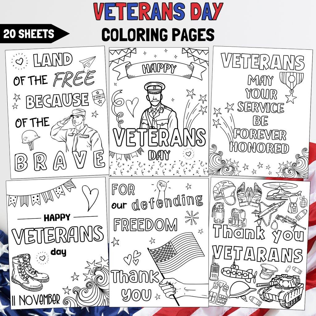 Veterans day coloring pages veterans day coloring sheets activities made by teachers