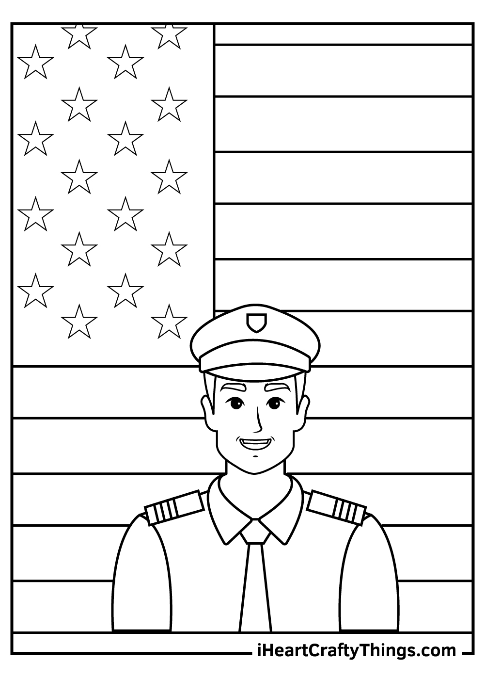 Veterans day coloring pages free printables
