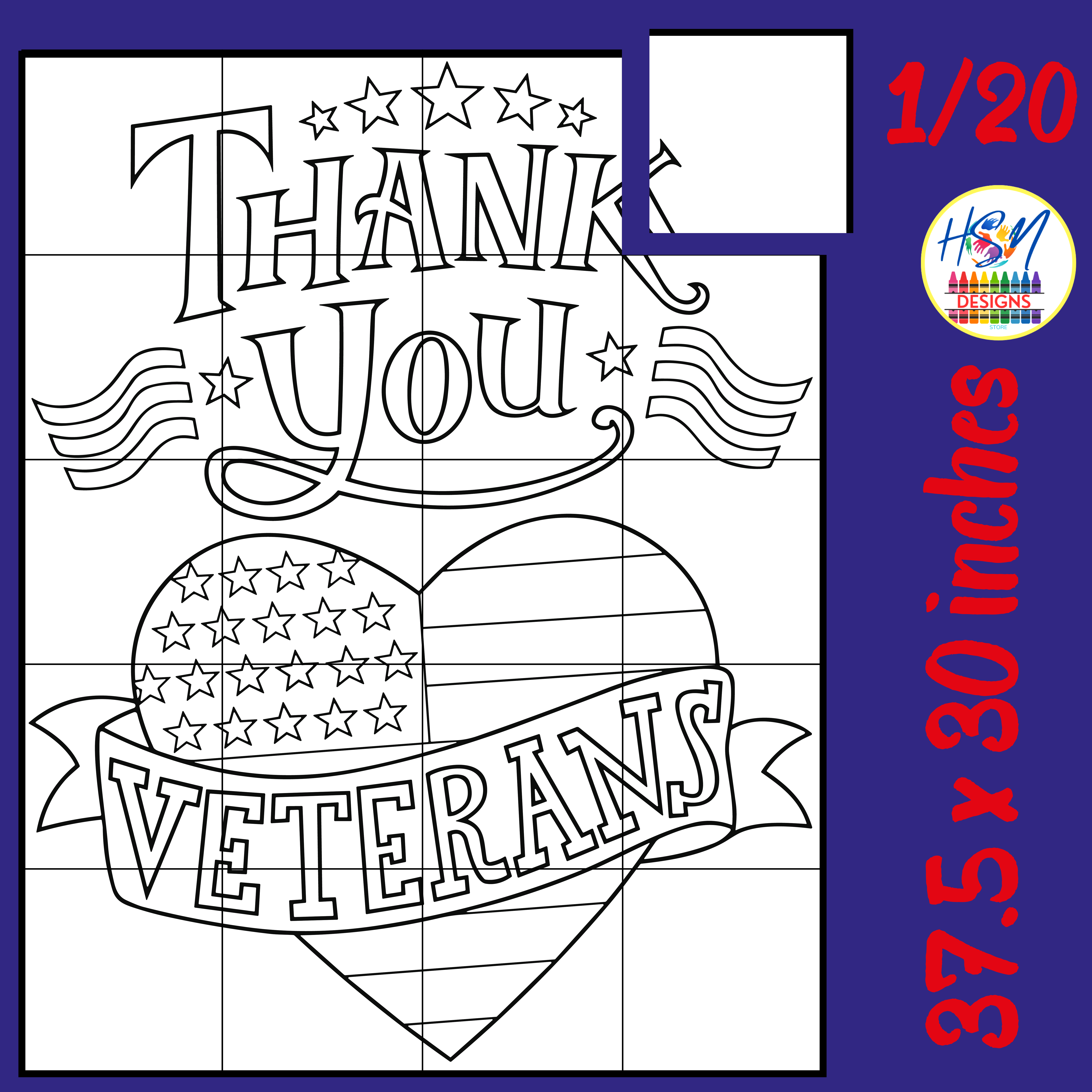 Thank you veterans day collaborative art project coloring pages bulletin board made by teachers