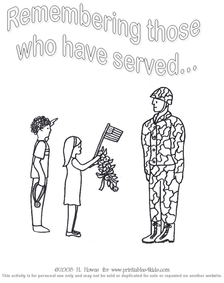 Veterans day coloring sheet â printables for kids â free word search puzzles coloring pages and other activities
