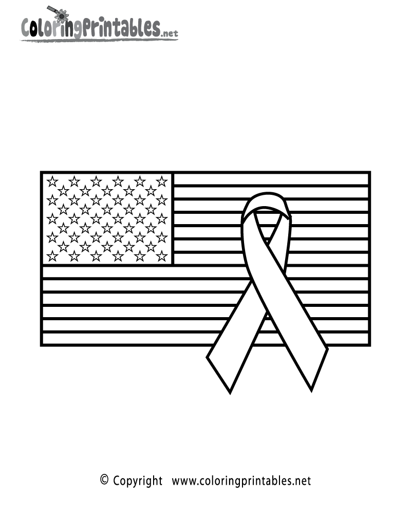 Veterans day coloring page