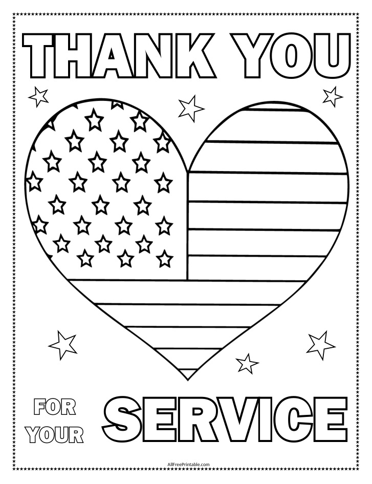 Veterans day coloring page â free printable