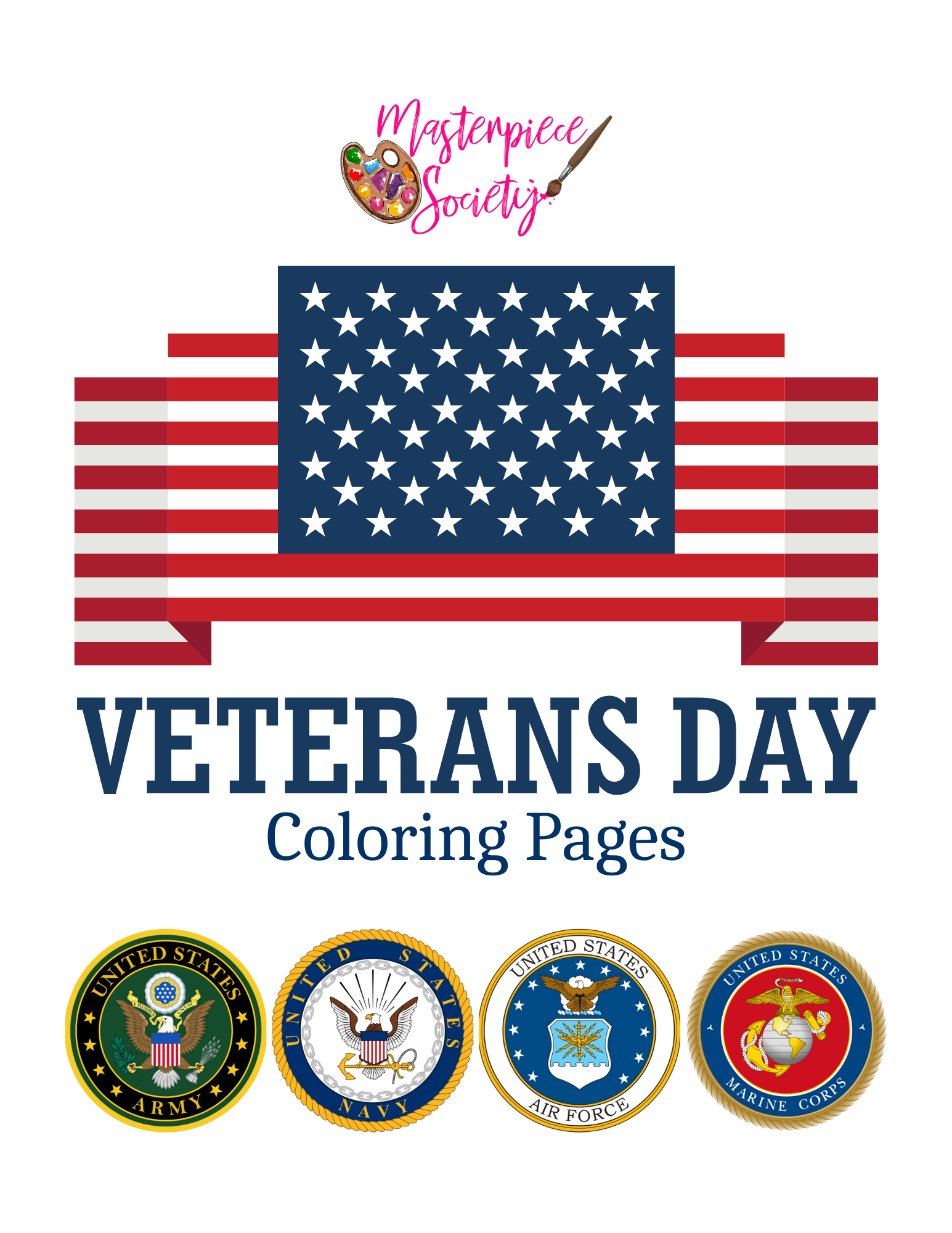 Free veterans day coloring pages