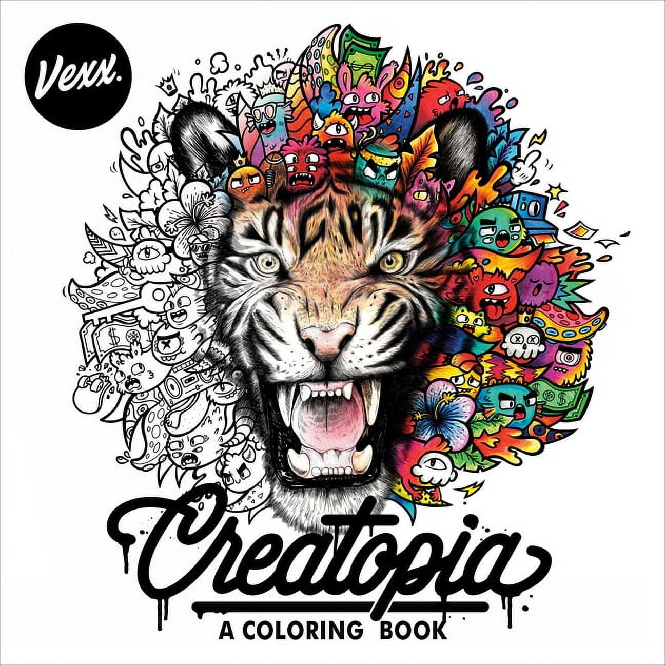 Creatopia a coloring book paperback