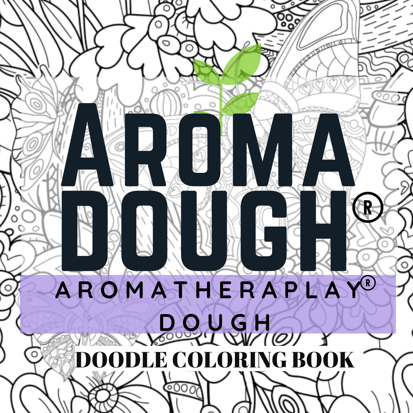 Free doodle coloring book from aroma dough gluten