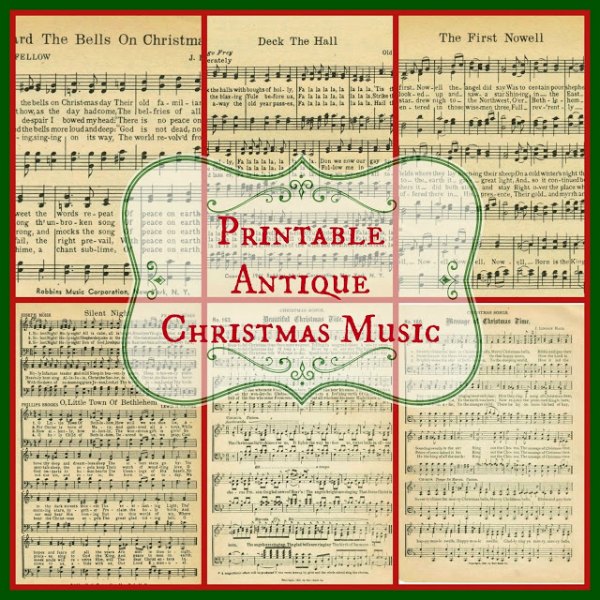 Christmas music pages