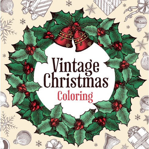 Vintage christmas coloring keepsake coloring book