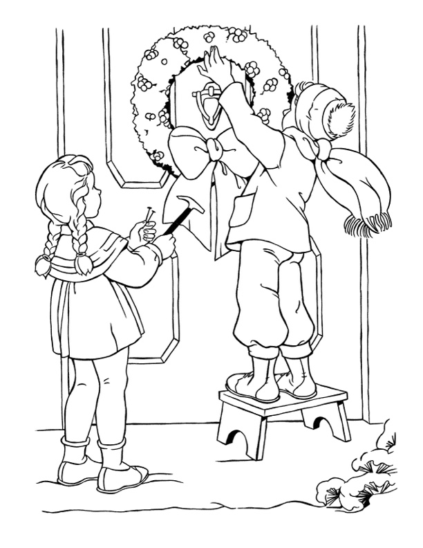 Free christmas coloring pages