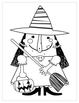 Halloween coloring pages inspiration