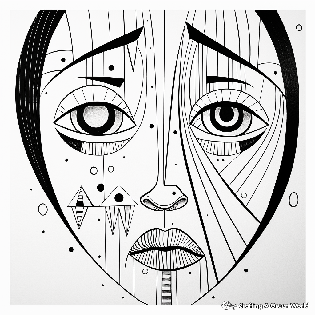 Sad face coloring pages