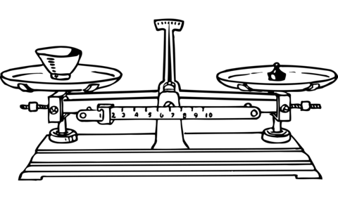 Vintage scales coloring page free printable coloring pages