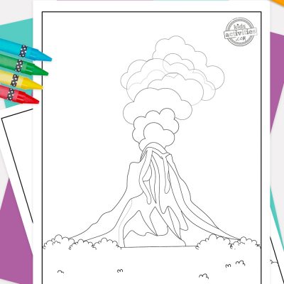 The best erupting volcano coloring pages kids can print kids activities blog