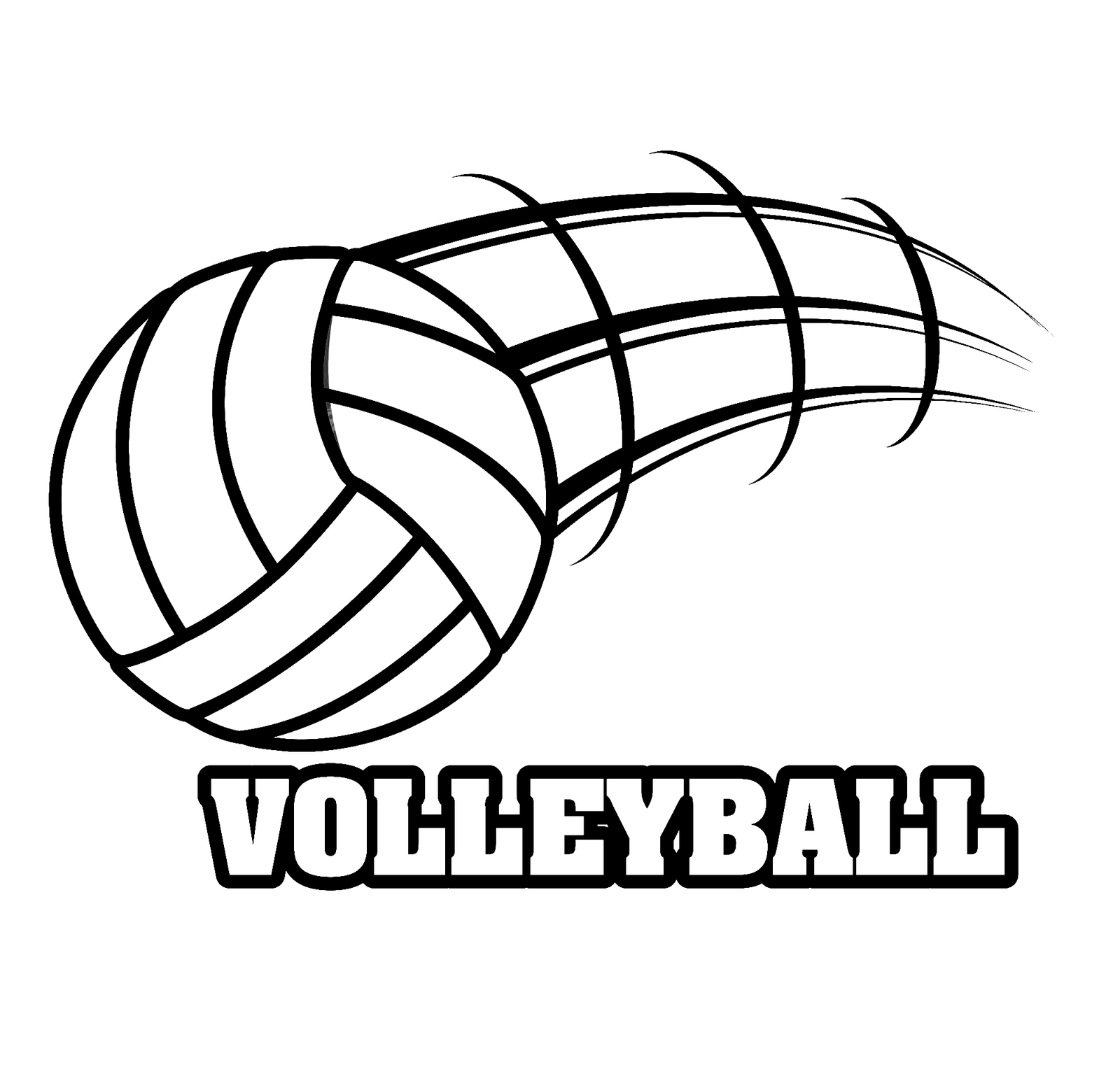 Volleyball coloring pages printable for free download