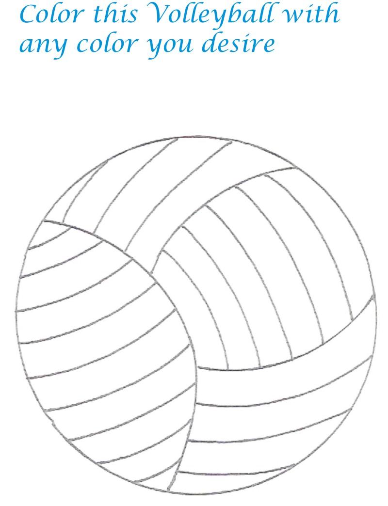 Sports goods coloring printable page for kids