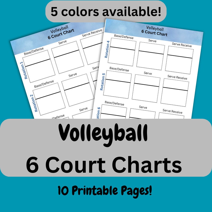 Volleyball court template volleyball rotations printable volleyball formations template game day plan volleyball coach planner