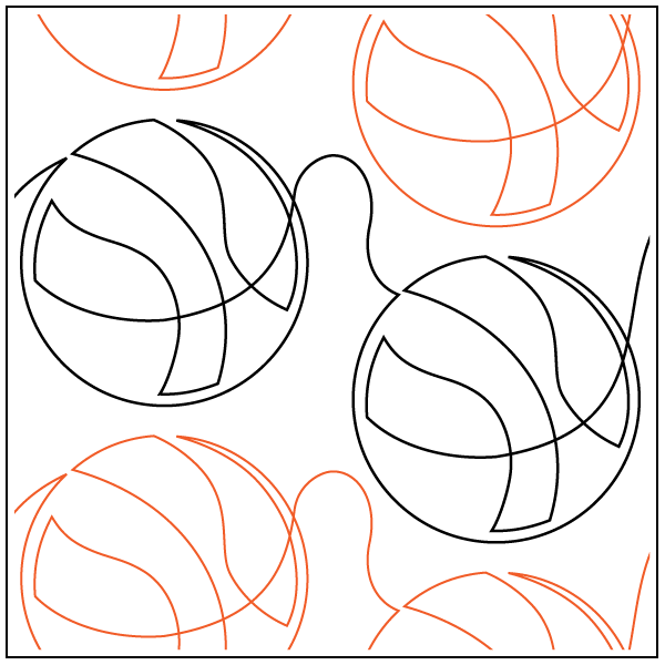 Basketballs pantograph