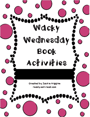 Wacky wednesday activities pdf form