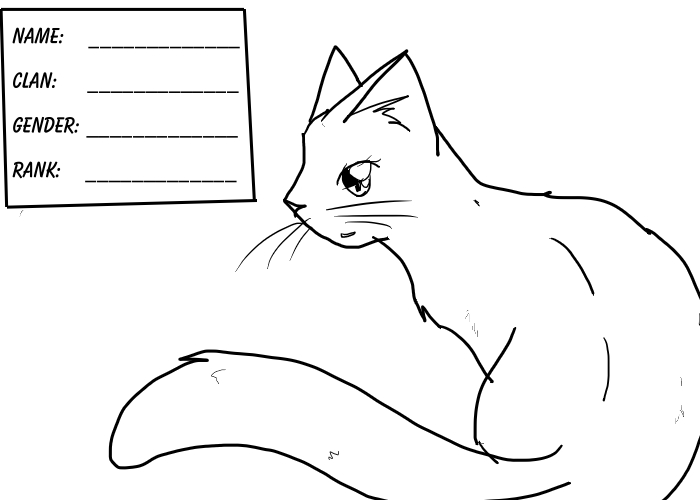 Warriors cat template