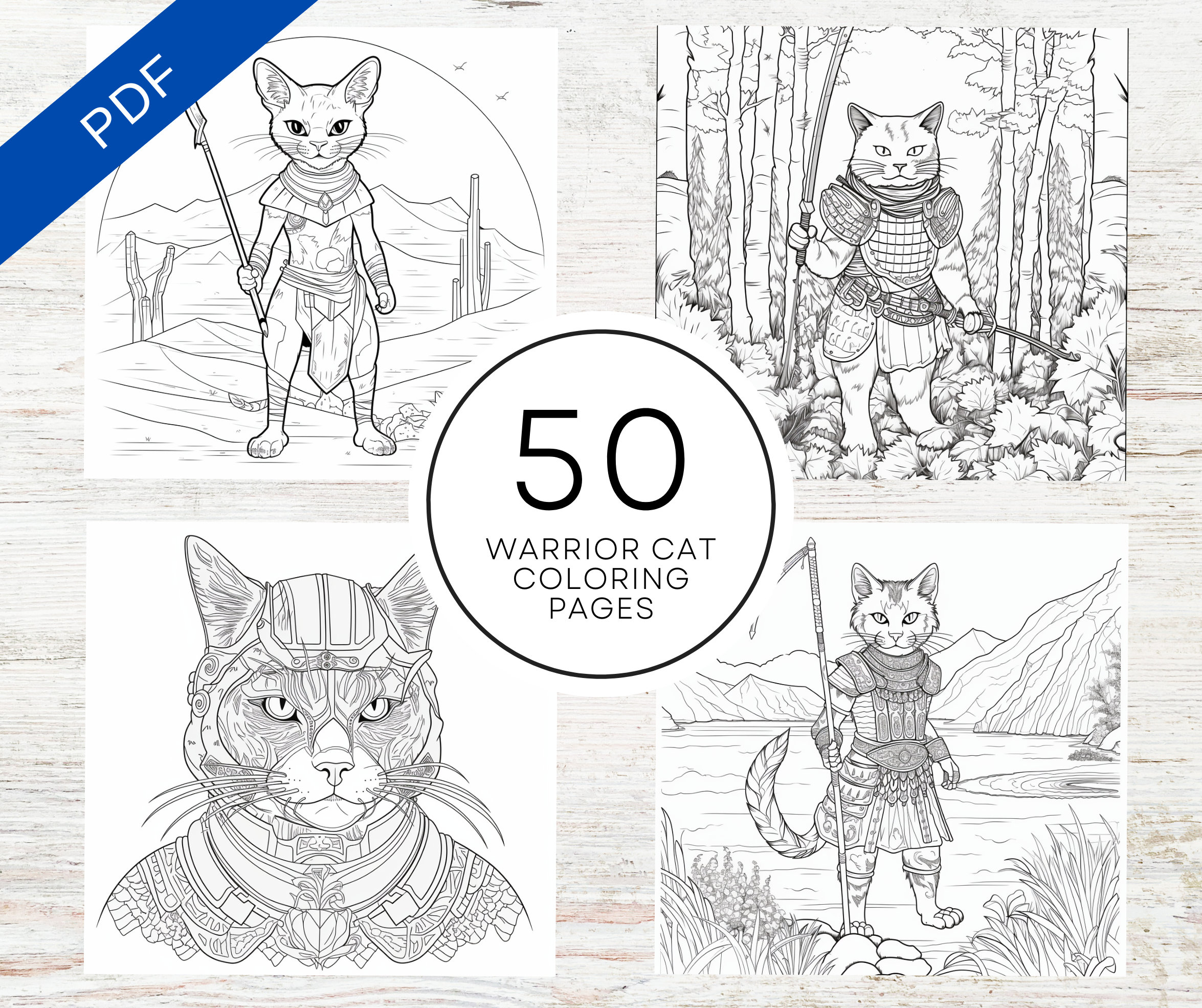 Warrior cat coloring pages printable